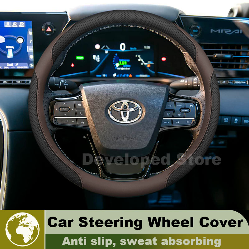 Car Steering Wheel Cover Anti Slip Breathable - Coprivolante per Toyota HIACE 2019 2020