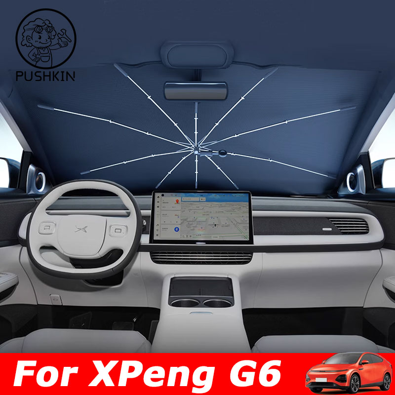 Car Sunshade Windshield Umbrella Foldable - Parasole Pieghevole a Ombrello per Parabrezza