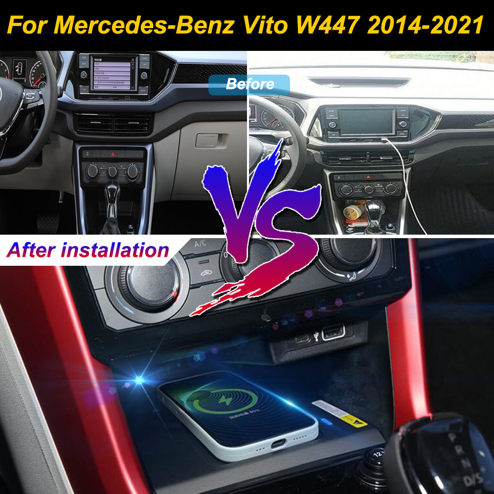 Wireless Car Charger Mount Fast Charging - Caricatore wireless per cellulare da auto
