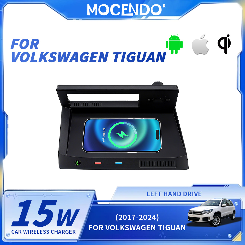 Wireless Car Charger Mount Fast Charging - Base di ricarica wireless per auto,