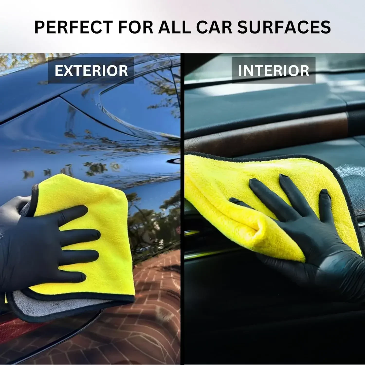 1/10 pz Panno in microfibra pe - Microfiber Car Drying Towel Super Absorbent recensione e prezzo