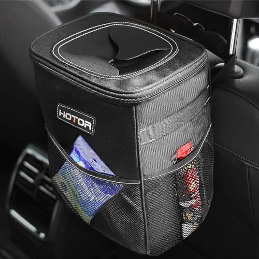 Cestino per Auto con Coperchio - Waterproof Car Trash Can With Lid recensione e prezzo