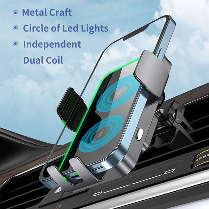 Supporto per telefono da auto  - Wireless Car Charger Mount Fast Charging recensione e prezzo