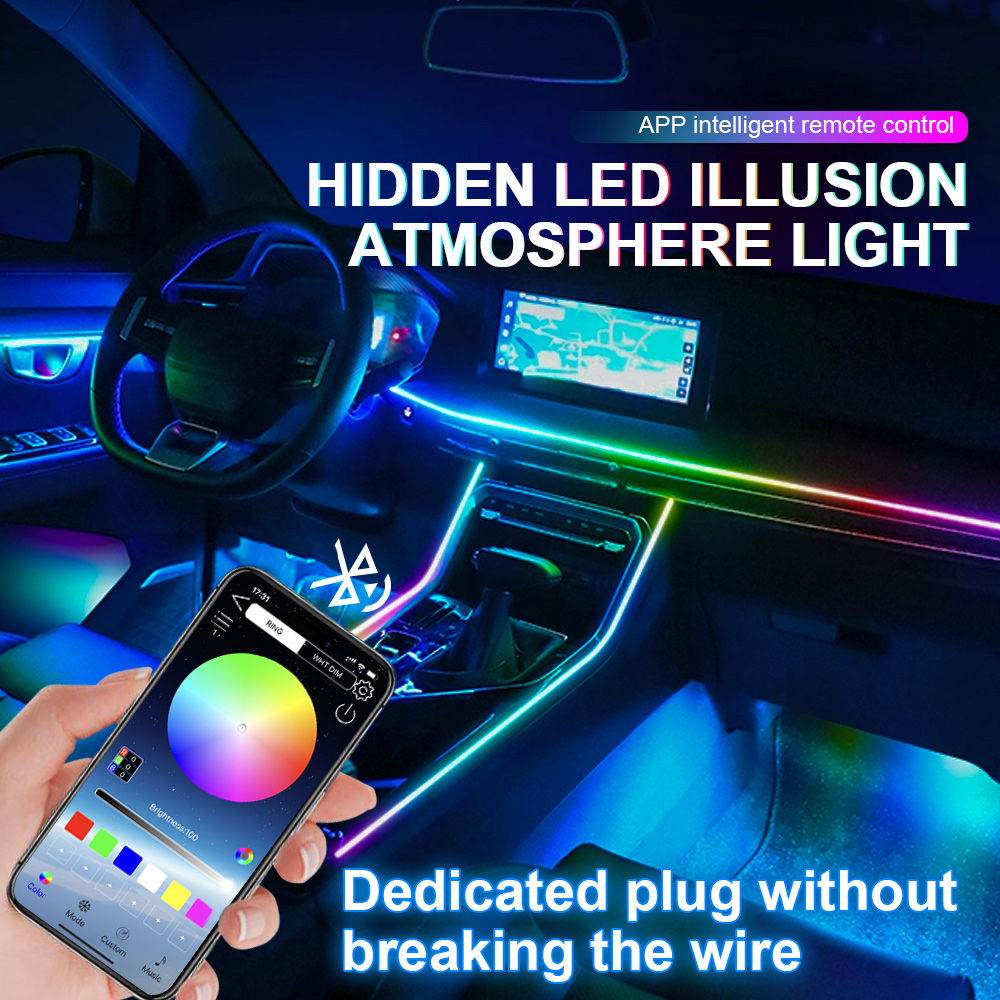 Luce Ambientale per Auto 6/10/ - Led Ambient Interior Car Lights App Control recensione e prezzo