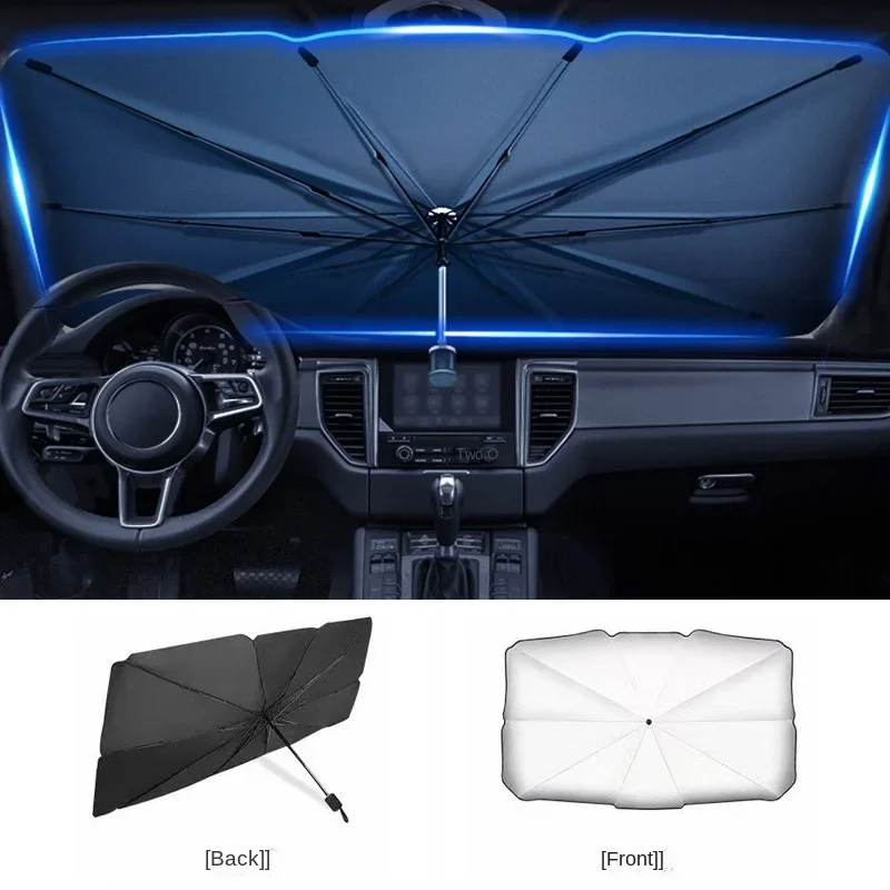 Parasole Pieghevole Multiuso p - Car Sunshade Windshield Umbrella Foldable recensione e prezzo