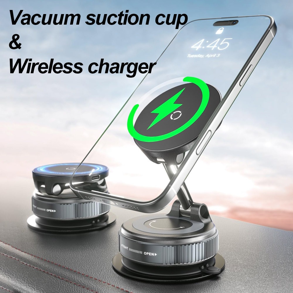 Supporto per telefono con cari - Wireless Car Charger Mount Fast Charging recensione e prezzo