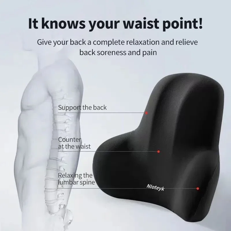 Cuscino per il collo dell'auto - Memory Foam Car Neck Pillow Lumbar Support recensione e prezzo