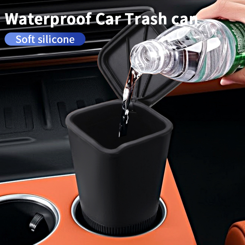 Cestino per rifiuti da portier - Waterproof Car Trash Can With Lid recensione e prezzo