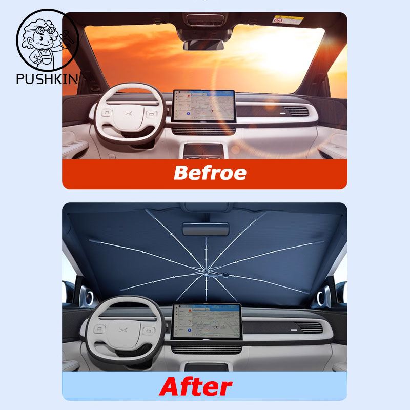 Parasole Pieghevole a Ombrello - Car Sunshade Windshield Umbrella Foldable recensione e prezzo