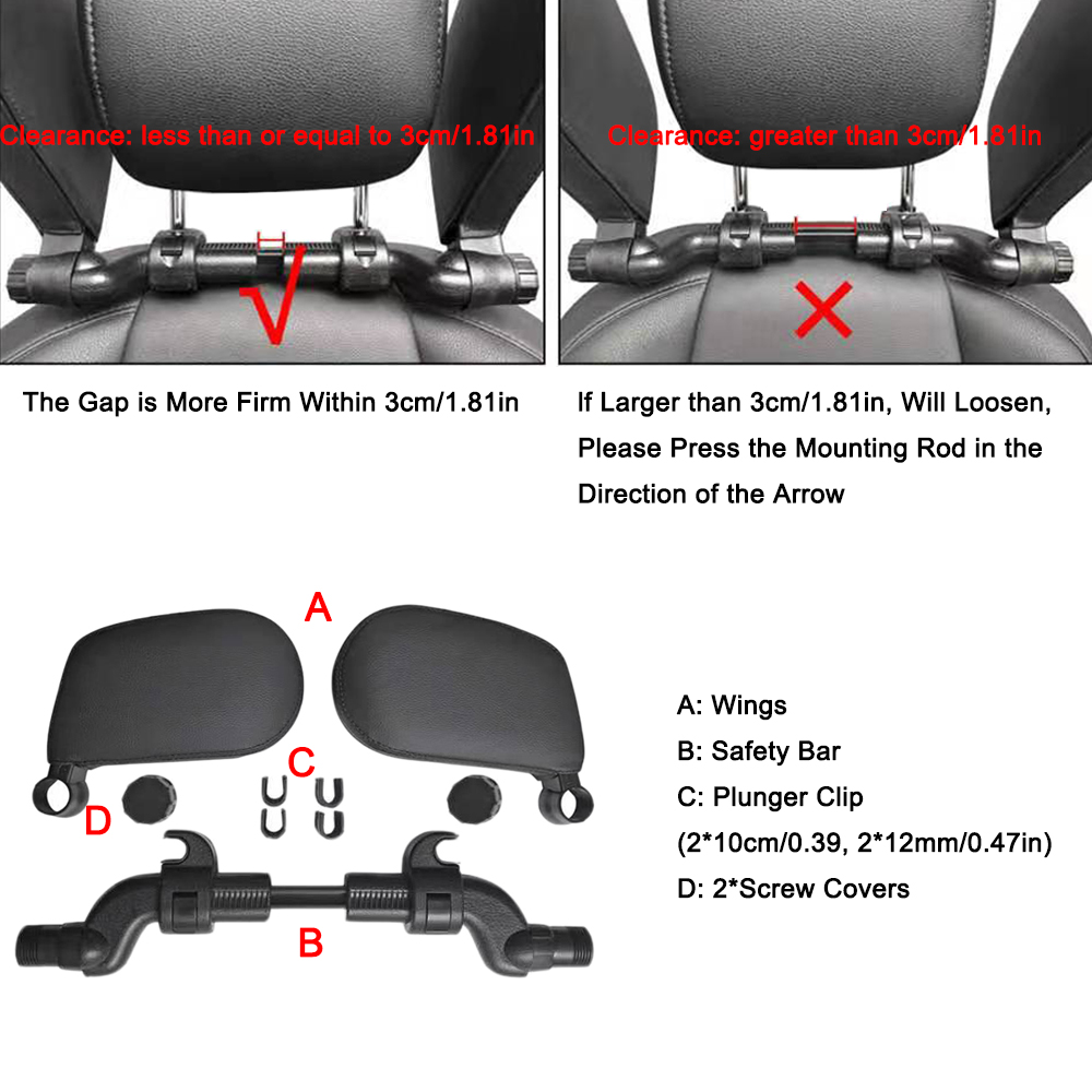 Cuscino poggiatesta per collo  - Memory Foam Car Neck Pillow Lumbar Support recensione e prezzo