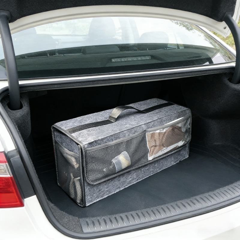 Organizer per bagagliaio auto  - Car Trunk Organizer Foldable Storage Box recensione e prezzo