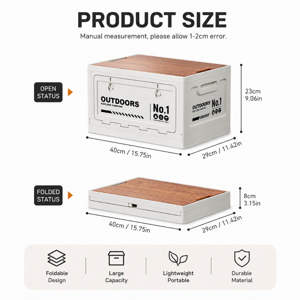 Scatola Pieghevole per Campegg - Car Trunk Organizer Foldable Storage Box recensione e prezzo