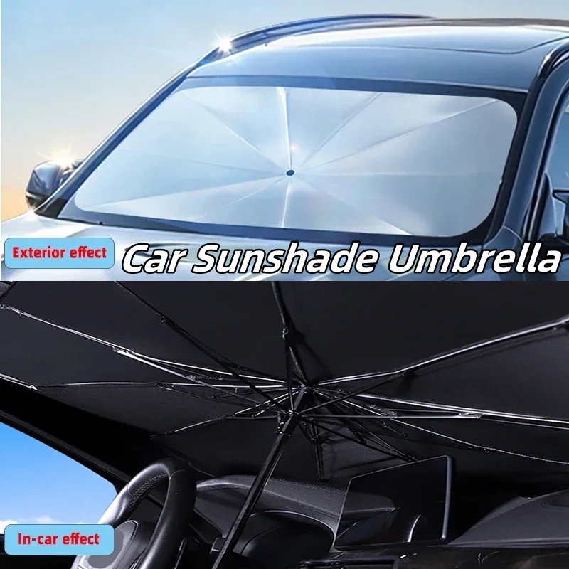 Parasole per auto Parabrezza O - Car Sunshade Windshield Umbrella Foldable recensione e prezzo