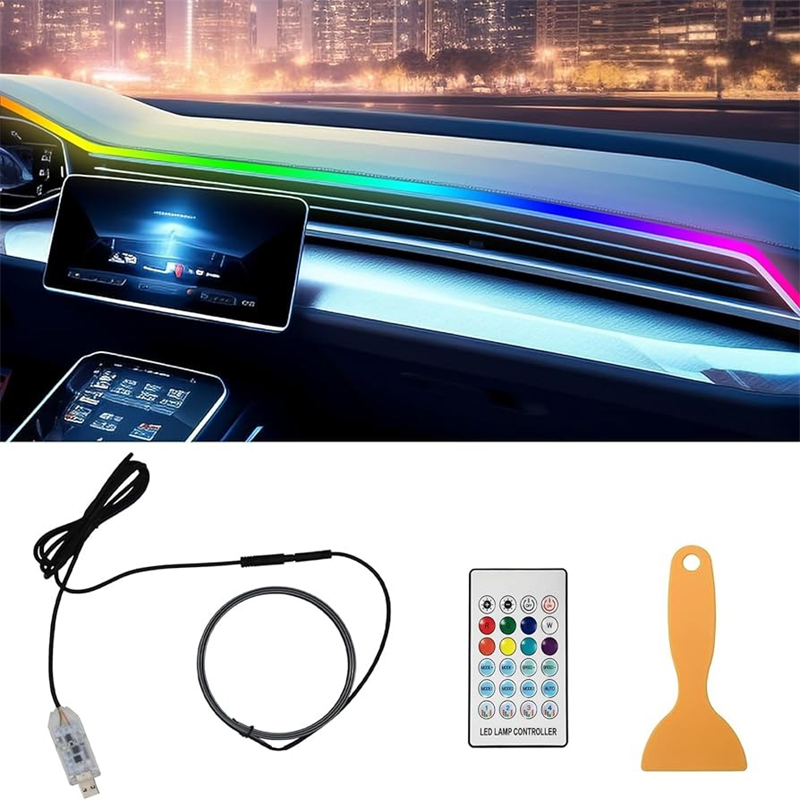 LED colorato per interni auto  - Led Ambient Interior Car Lights App Control recensione e prezzo