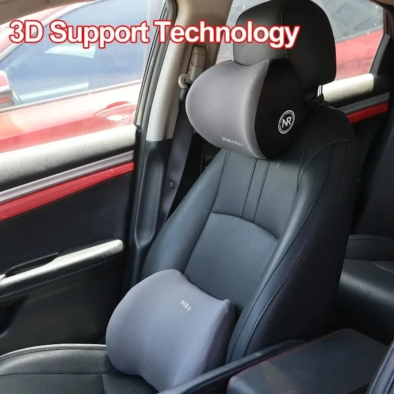 Nuovo cuscino per il collo da  - Memory Foam Car Neck Pillow Lumbar Support recensione e prezzo
