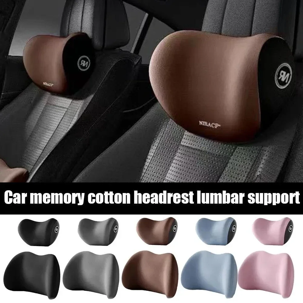 Nuovo cuscino per il collo da  - Memory Foam Car Neck Pillow Lumbar Support recensione e prezzo
