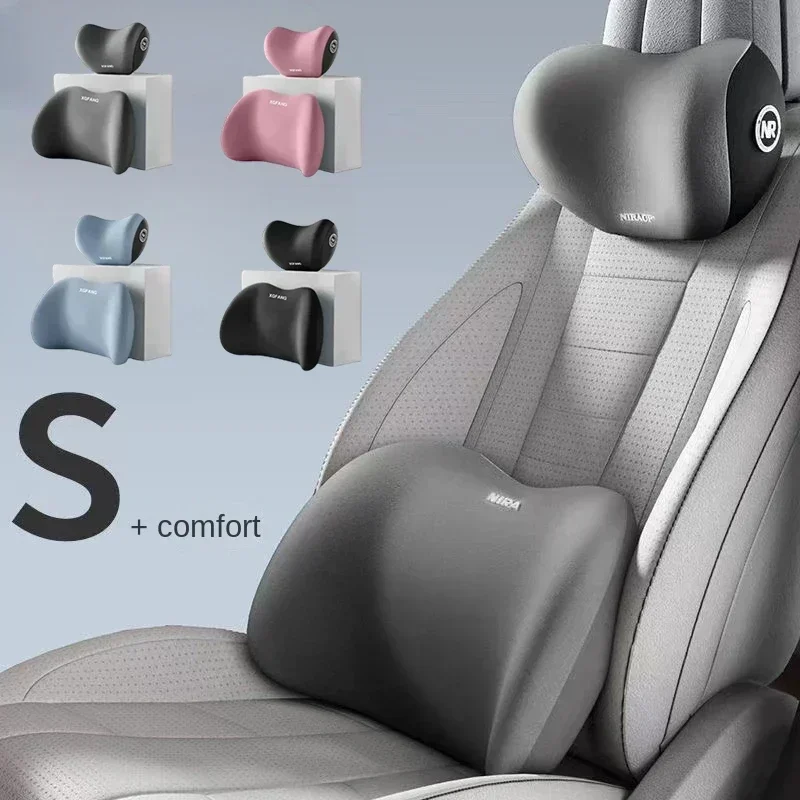 Nuovo cuscino per il collo da  - Memory Foam Car Neck Pillow Lumbar Support recensione e prezzo